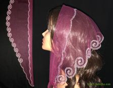 Треугольный шарф #0938