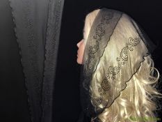 Треугольный шарф #0999