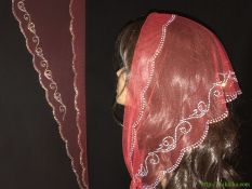 Треугольный шарф #0929