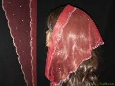 Треугольный шарф #0936